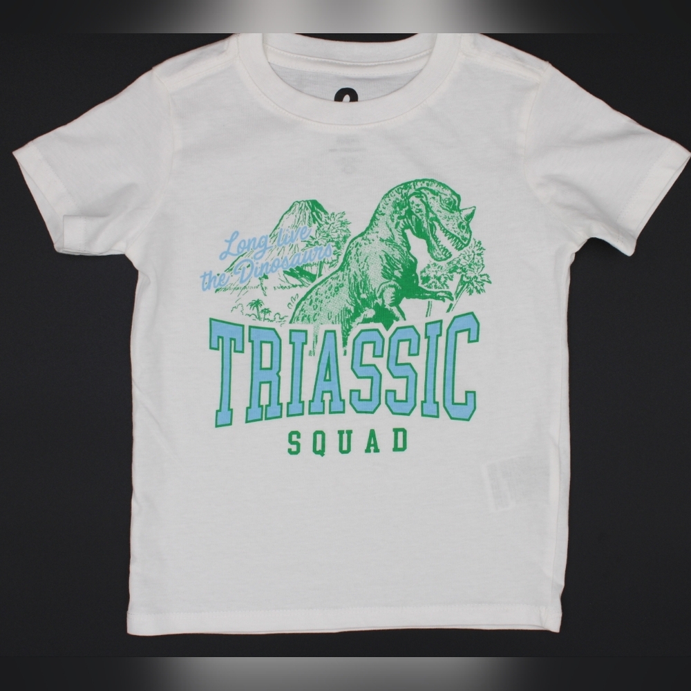 NWOT Cotton On Kids White Dinosaur Graphic Tee – Size 2T